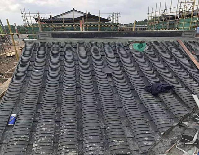 夹江艺然古建砖瓦厂生产的10片小青瓦发往贵州贵阳