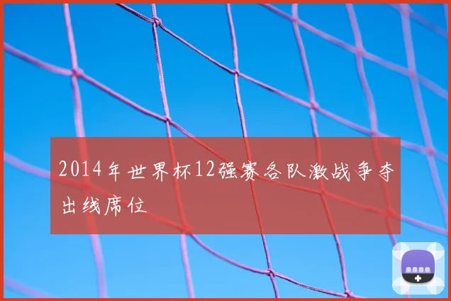 2014年世界杯12强赛各队激战争夺出线席位